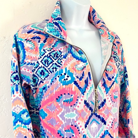 Lilly Pulitzer Skipper UPF 50 Solar Opposite Popover French Terry Dress Size S - Picture 5 of 13